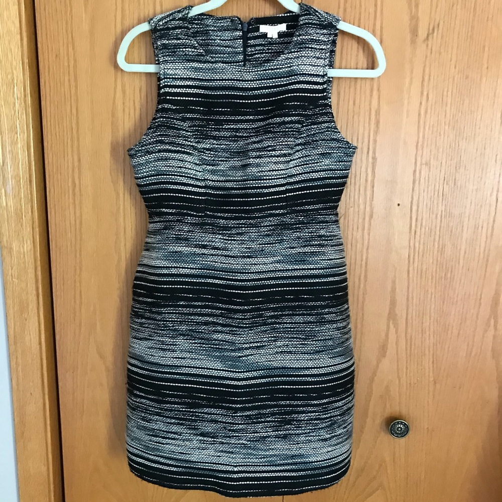 Black and White Structured Dress NWOT